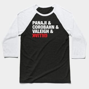 PANAJI, COROBAHN, VALEIGH & GILLIAK Baseball T-Shirt